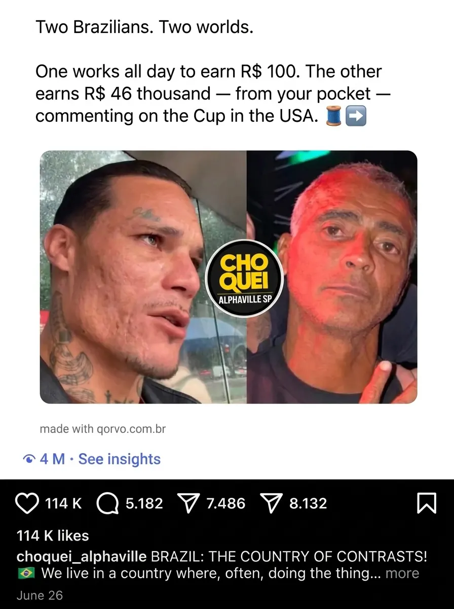 A screenshot, translated into English, of a carousel made with Qoorvo that took off on Instagram